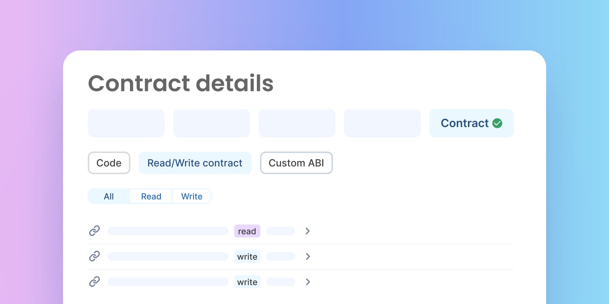 Improved Features for Smart Contracts on Blockscout