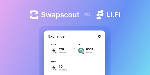 Swapscout Integrates LI.FI For the Smoothest Swap & Bridge Dapp